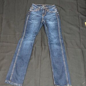 Women's Dark Indigo Bootcut Jeans - Classic Stretch Fit